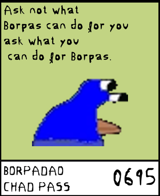 BORPADAO CHAD PASS #695