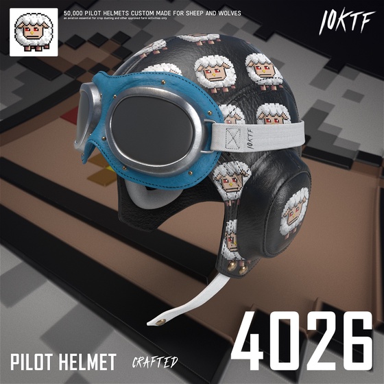 Wolf Pilot Helmet #4026