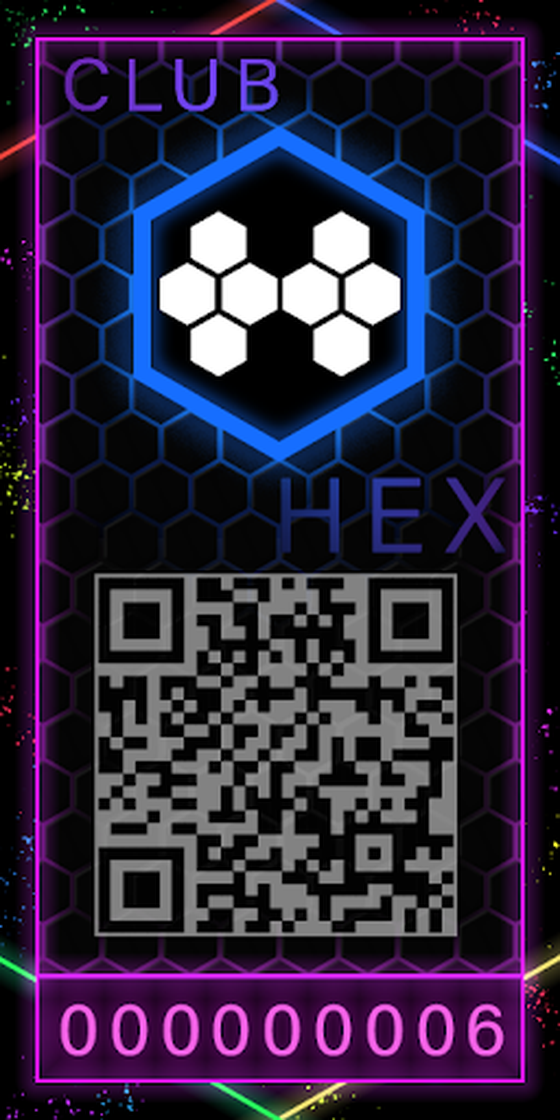 Club Hex Ticket #000000006