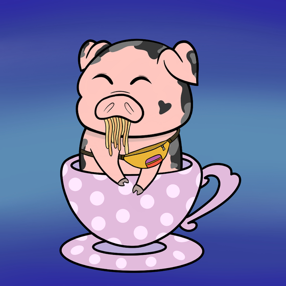 Lucky Teacup Piggy Club #1376