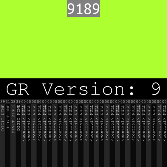 9189 (GR version 9)