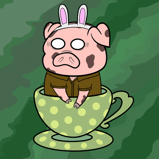 Lucky Teacup Piggy Club #2318