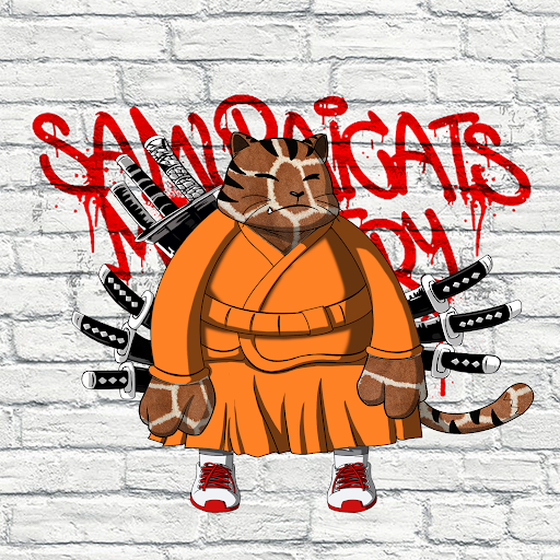SamuraiCats by Hiro Ando #2557