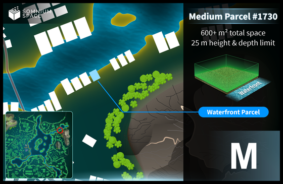 Medium #1730 (M) parcel in Somnium Space