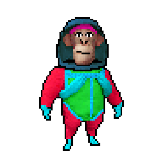 Pixel Radioactive Ape #46