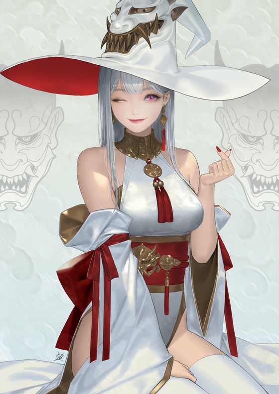 White Oni Witch