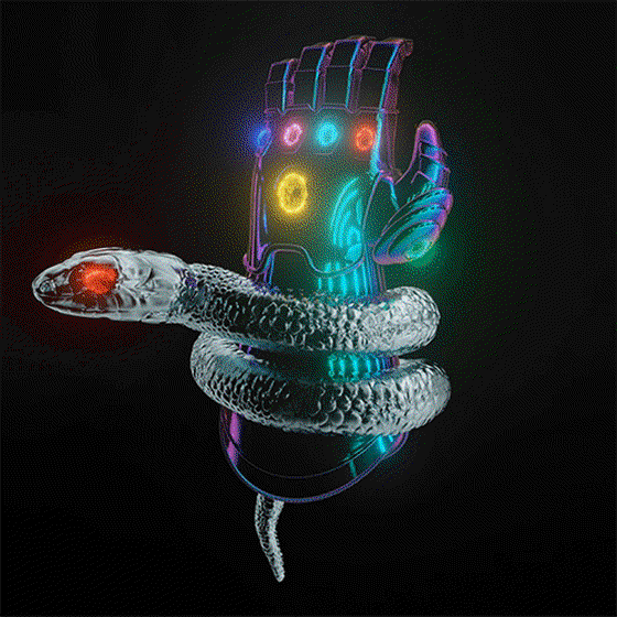 #18 | Cyberpunk Infinity Gauntlet | 87 Carats | BAA