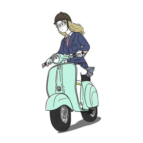 #005 Scooter Girl