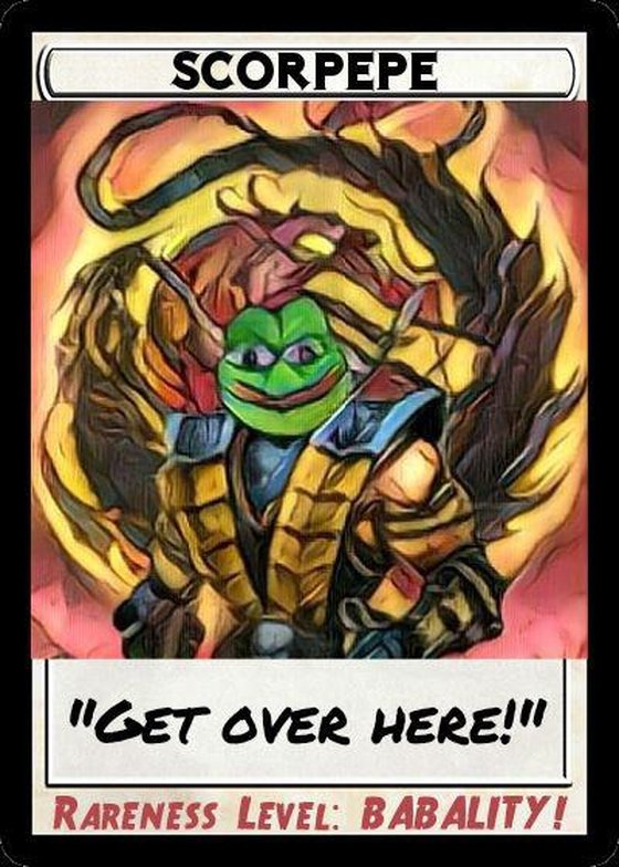 SCORPEPE Rare Pepe Collection Series 9 Card 22