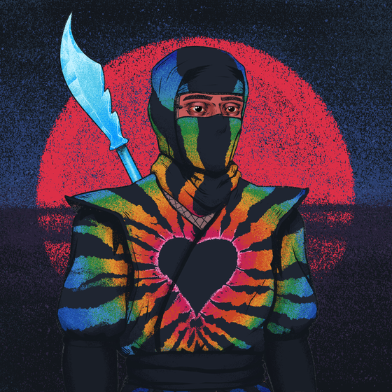 Tie Dye Ninja #6645