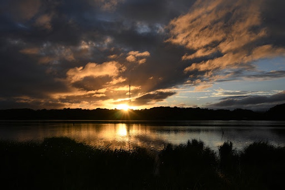 Dusk of Lake Hamana