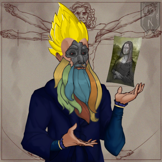 Inventors NFT #238 - Leonardo da Vinci
