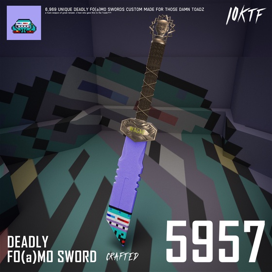 Toadz Deadly FO(a)MO Sword #5957