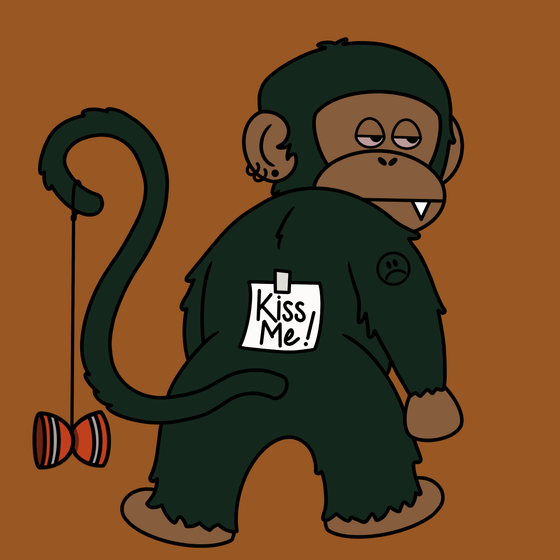 Kiss Me Monkey #9870