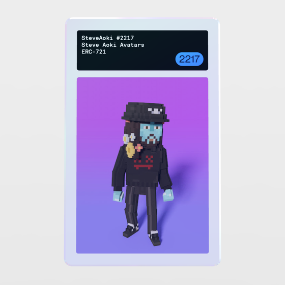 Minter Token - Steve Aoki Avatars #2217