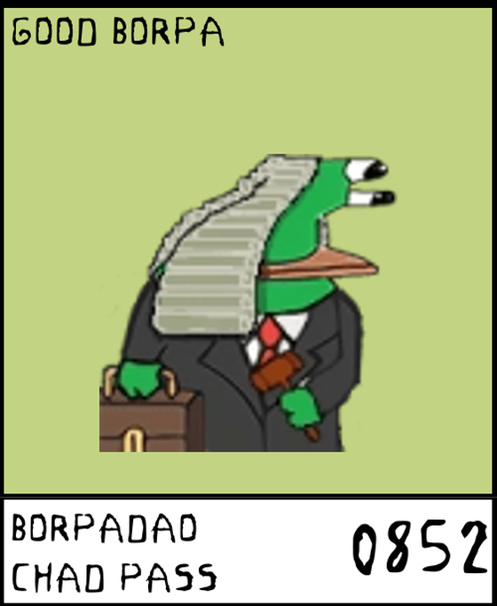 BORPADAO CHAD PASS #852