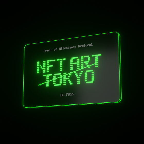 NFT ART TOKYO OG PASS #9