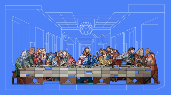 The Last Supper at Blockchain