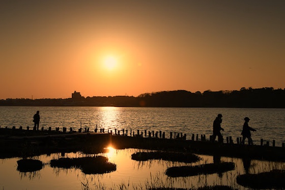 Lake Sanaru in Japan