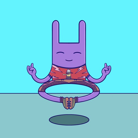 Meditation Rabbit #80