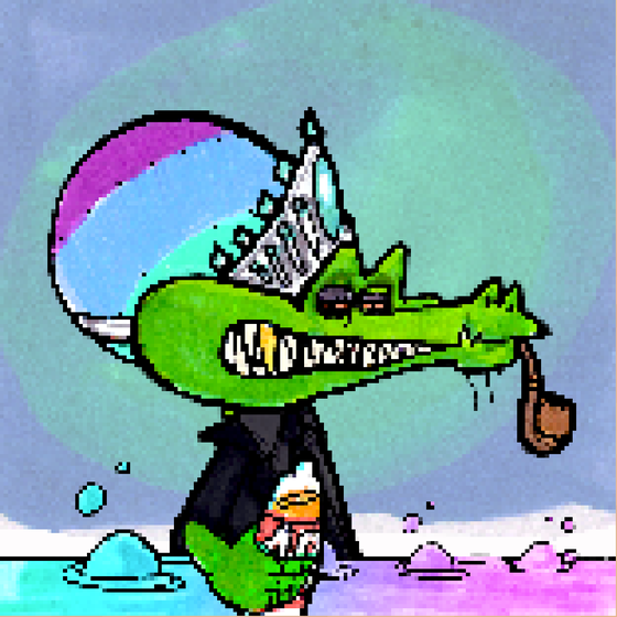 Pixelated Ganja Gators #2780