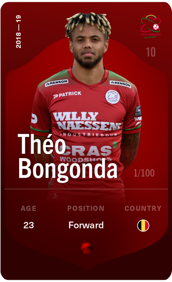 Théo Bongonda 2018-19 • Rare 1/100