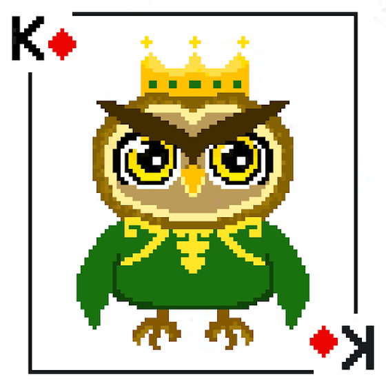 Owl Poker - K of Diamonds