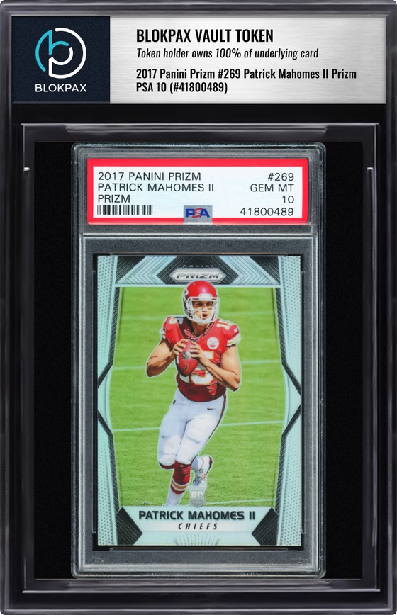 2017 Panini Patrick Mahomes II #269 - PSA 10 (Cert: 41800489)