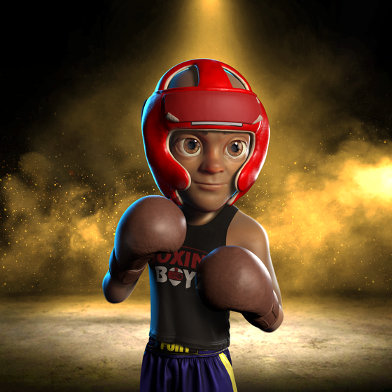 Boxing boy #3188