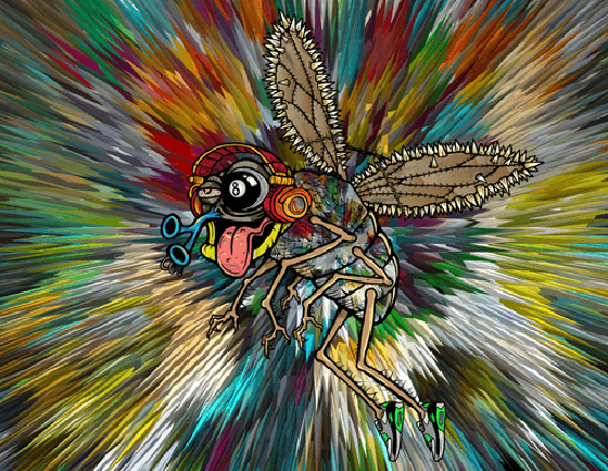 342 Funky Fly and Beyond Extrude Bekxart background and Skin