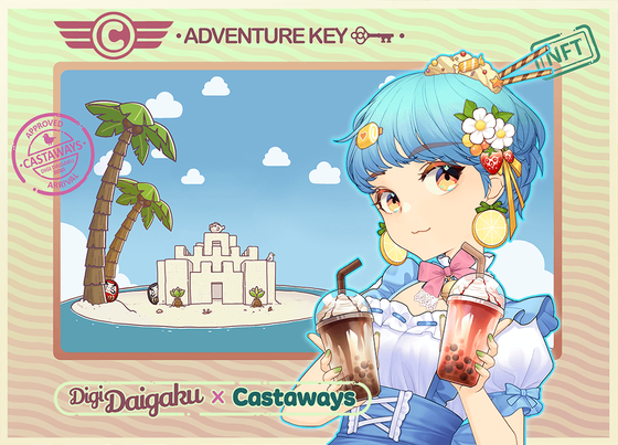 DigiDaigaku Genesis Adventure Key Castaways #1922 - Amy