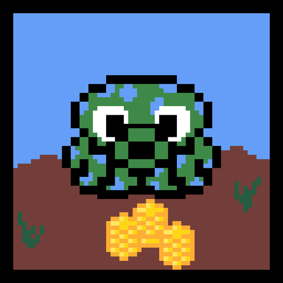 Pixel Squid #992