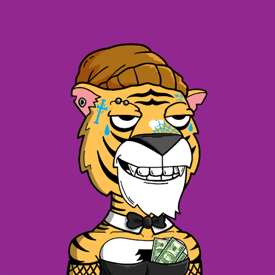 Grouchy Tiger Social Club #3743