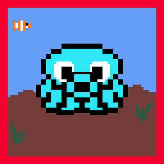 Pixel Squid #652