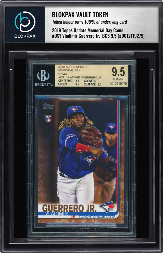 2019 Topps Vladimir Guerrero Jr. #US1 - BGS 9.5 (Cert: 12119275)