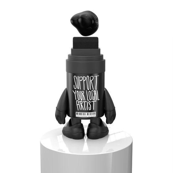 Secret Walls Marker Mascot (Black and White) #7/29