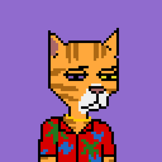 Pixel Cat Gang #343