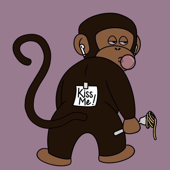 Kiss Me Monkey #7448