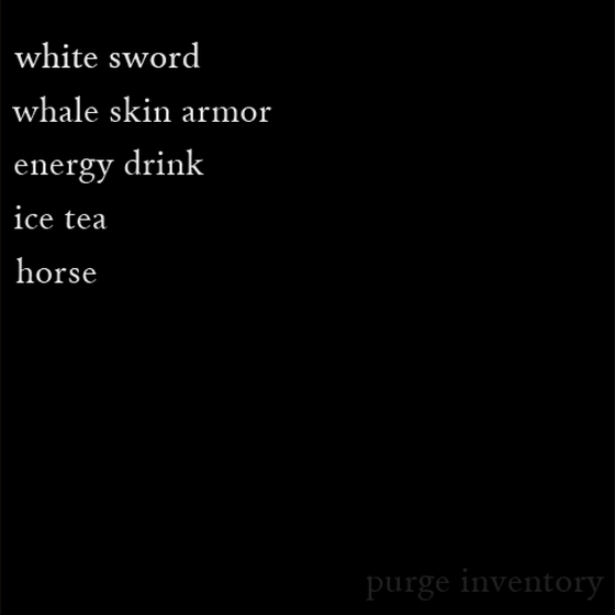 Purge Inventory #4231