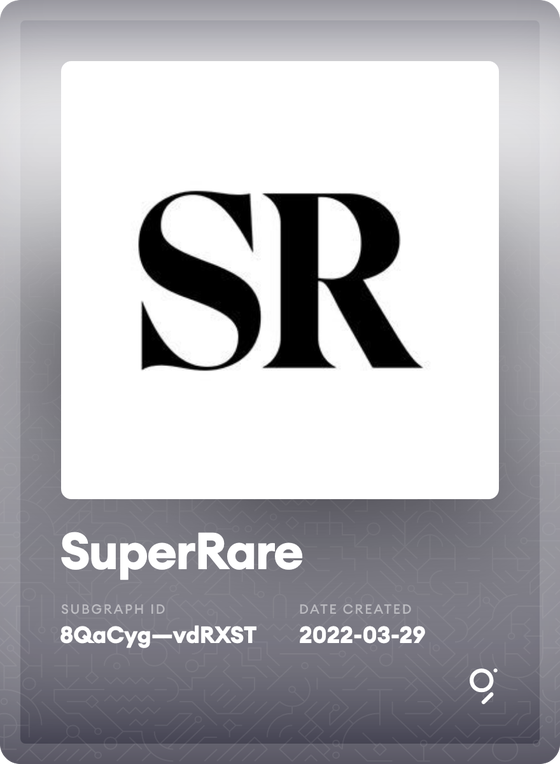 SuperRare Subgraph