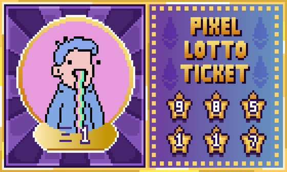 Pixel NFT Lotto #38