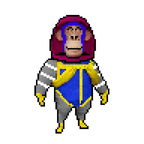 Pixel Radioactive Ape #435