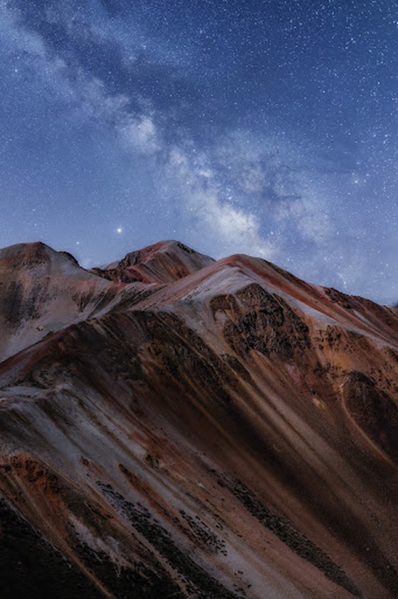 Milky Way over Red Mountain 