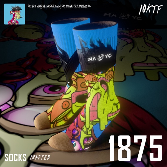 Mutant Crew Socks #1875