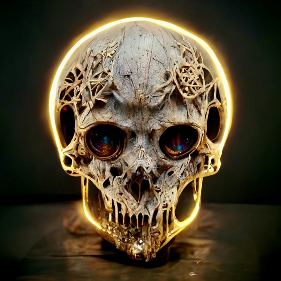 Cyber Skull Art 1