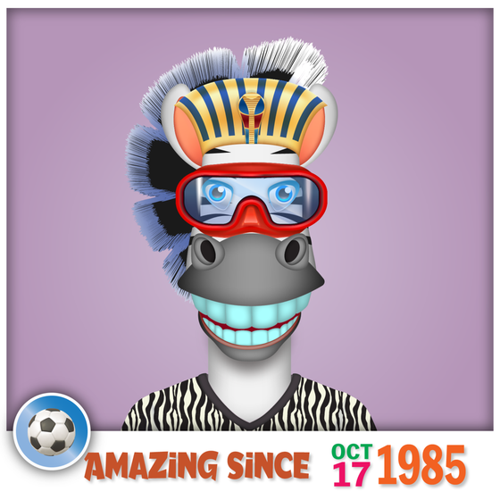 Zebra Birthday #1925