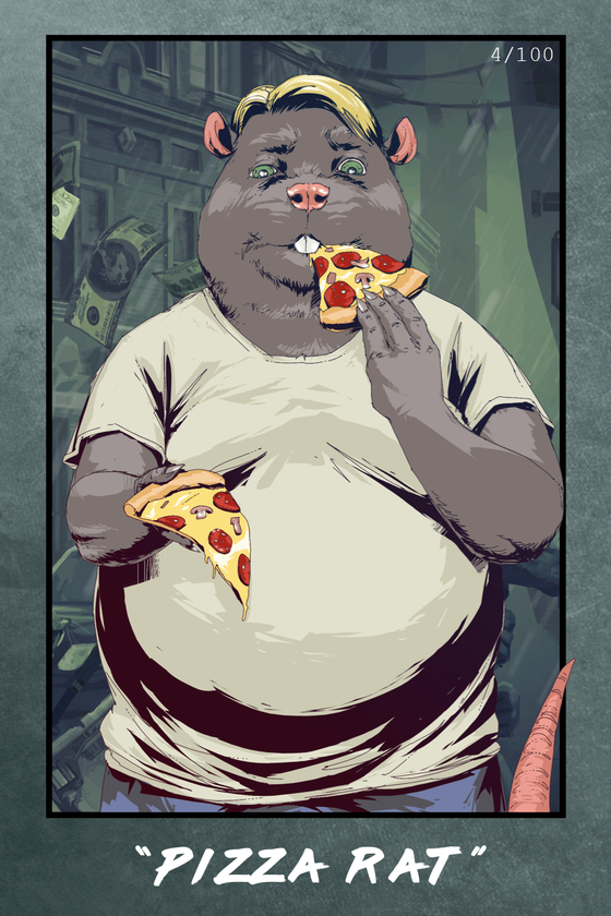 Pizza Rat - #4 of 100