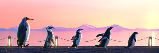 Five Penguins #588