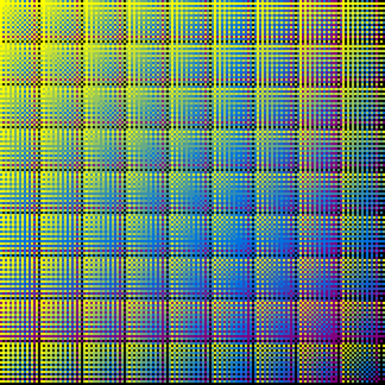 2x2 pixel variations yellow-blue-purple gradient