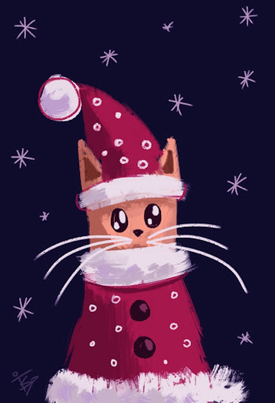 Santa Cat